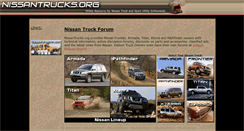 Desktop Screenshot of nissantrucks.org